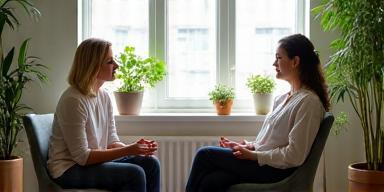 Consultation avec thérapeute